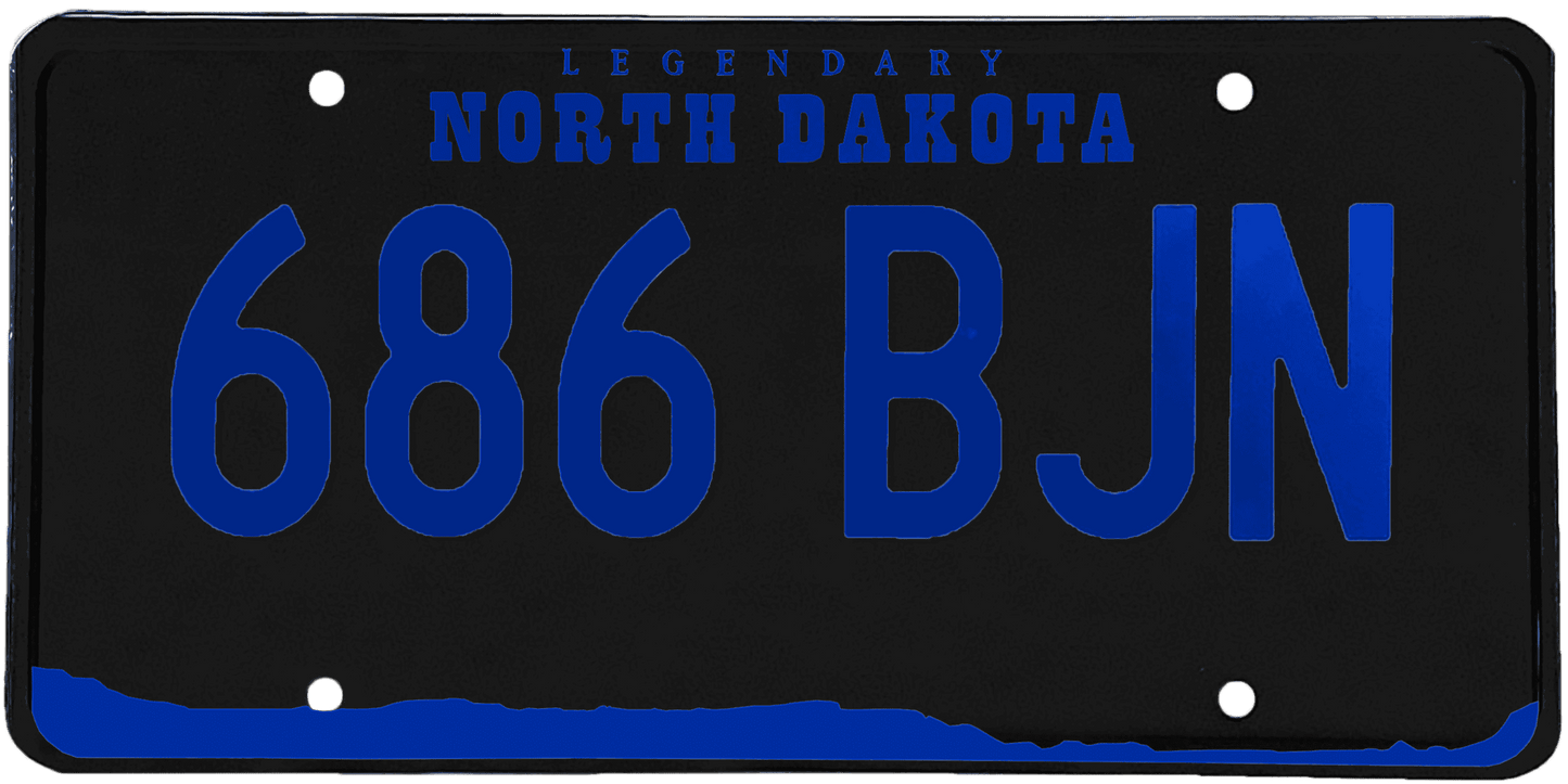 North Dakota License Plate Wrap Kit