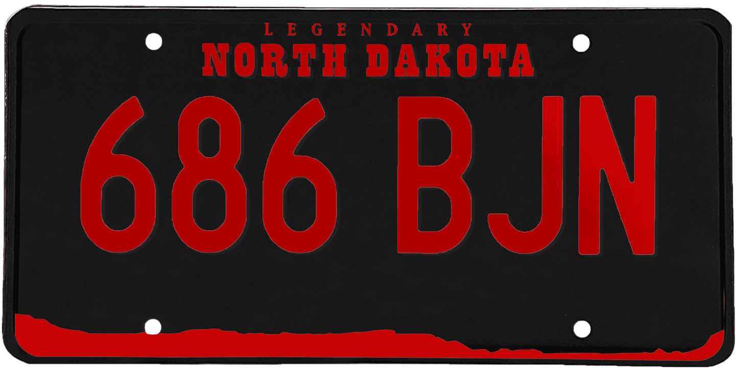 North Dakota License Plate Wrap Kit