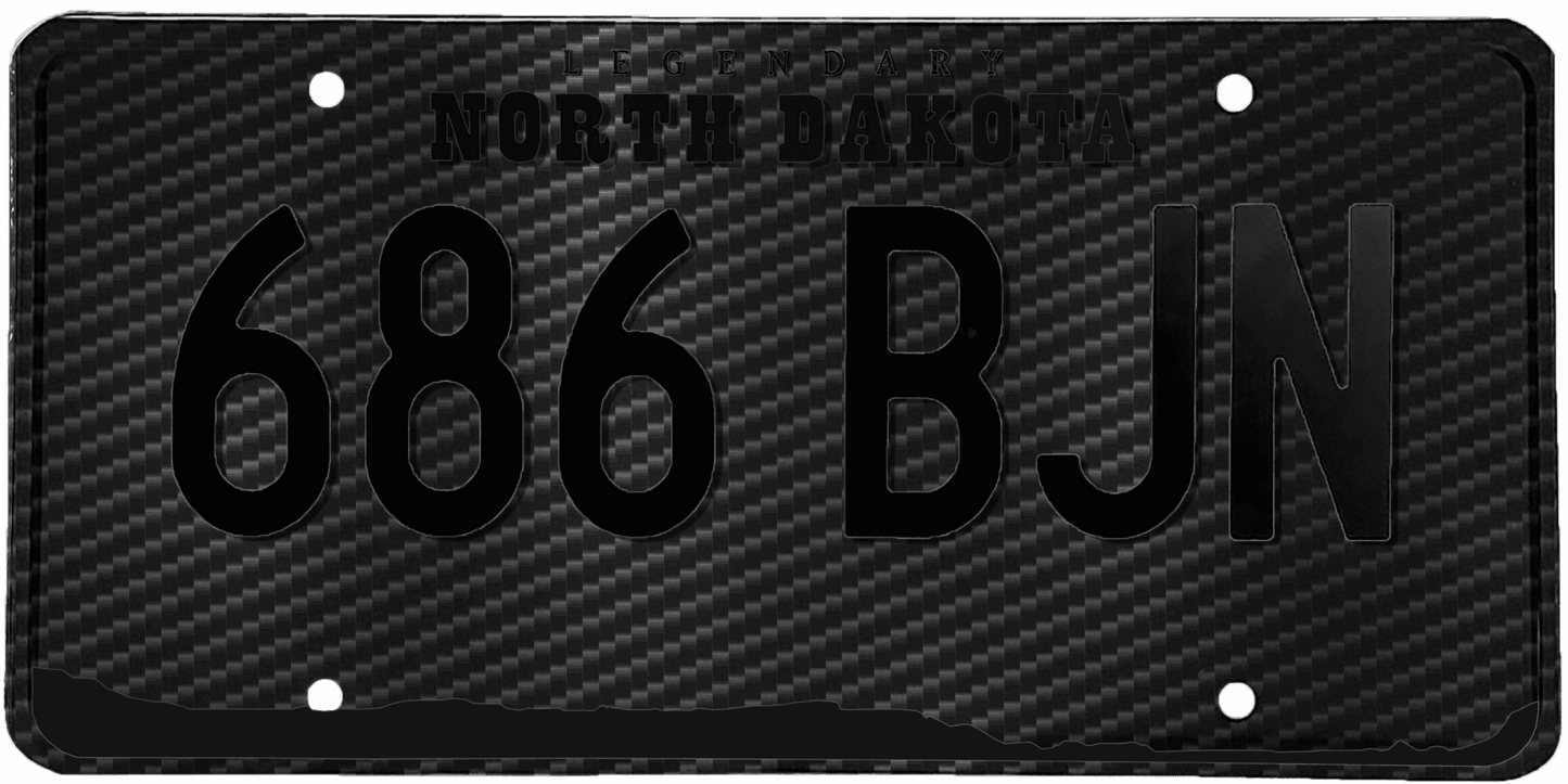 North Dakota License Plate Wrap Kit