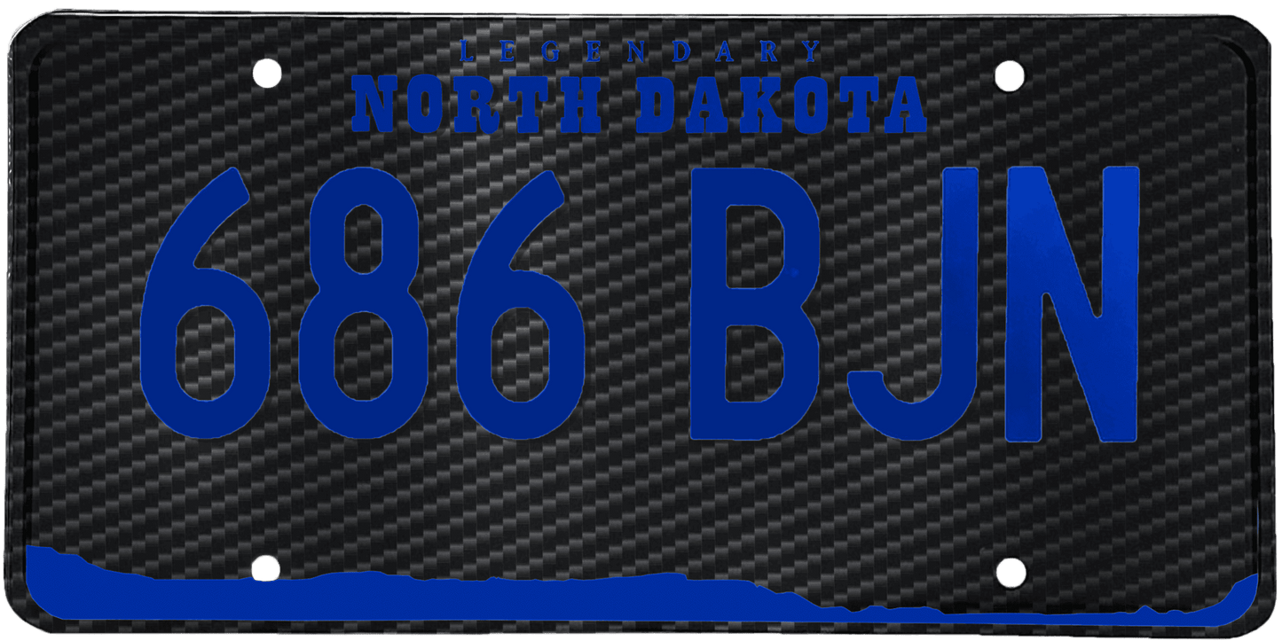 North Dakota License Plate Wrap Kit