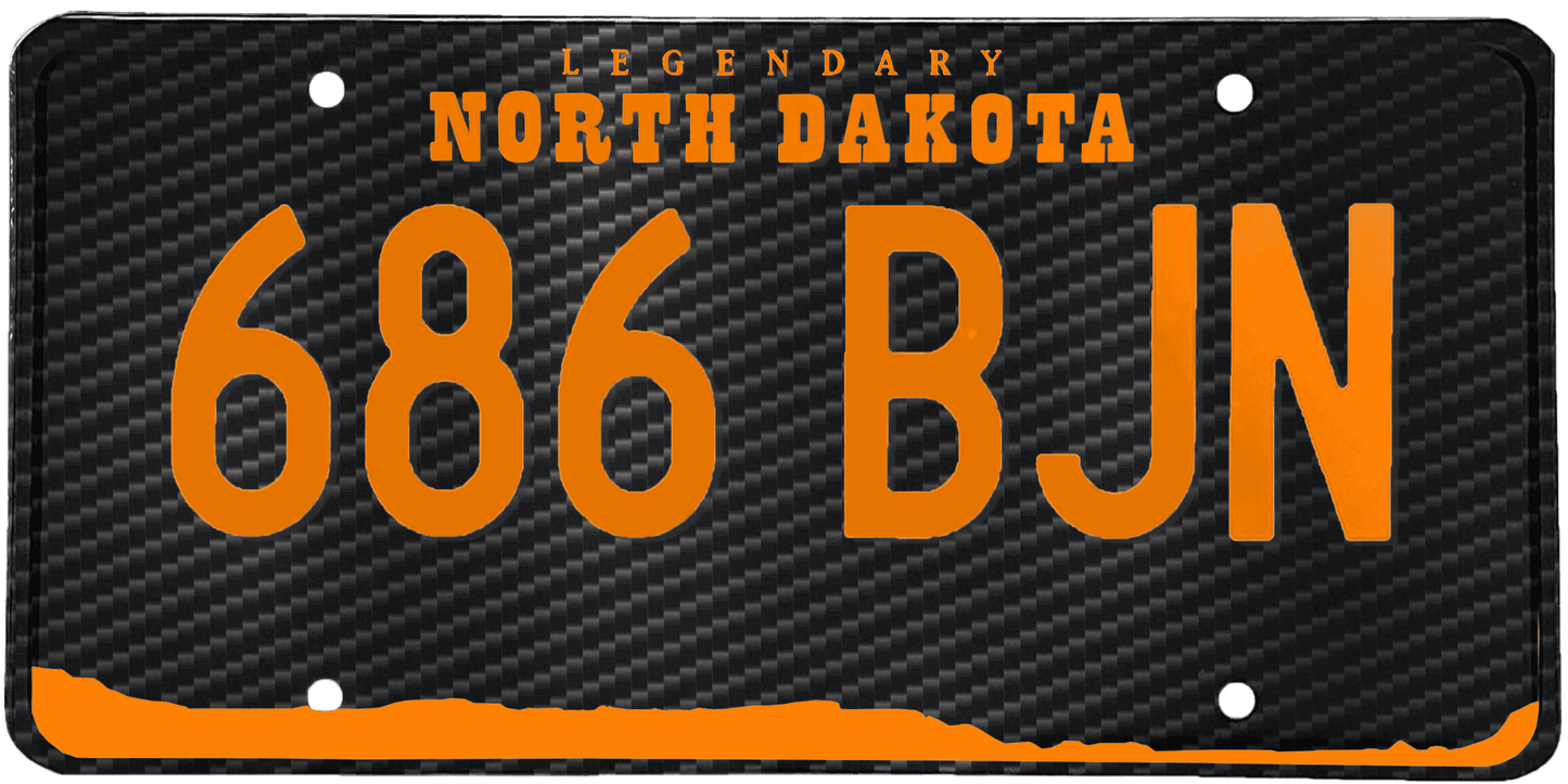 North Dakota License Plate Wrap Kit