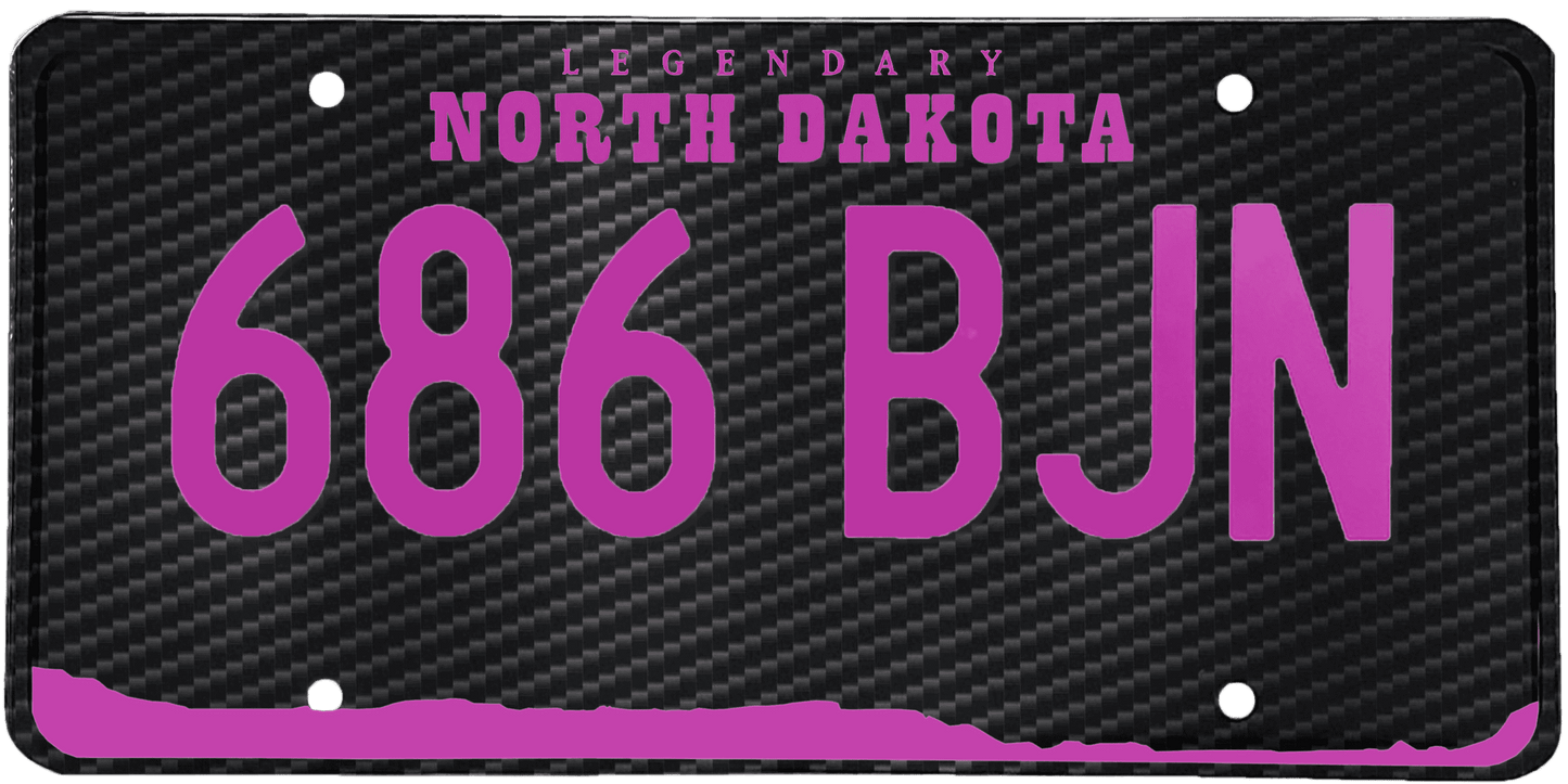 North Dakota License Plate Wrap Kit