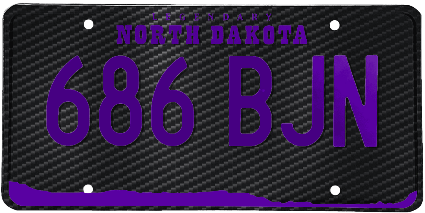 North Dakota License Plate Wrap Kit