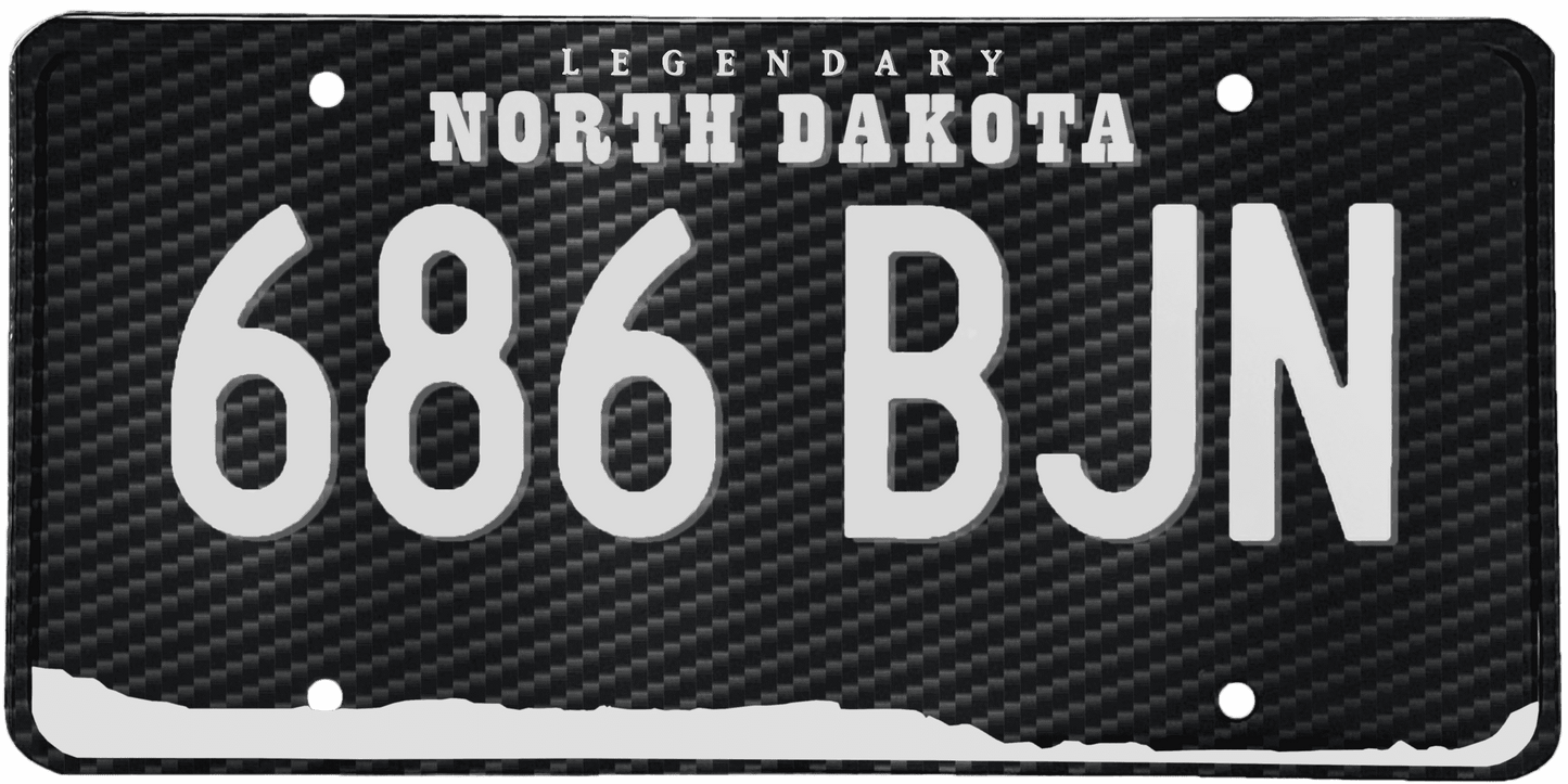 North Dakota License Plate Wrap Kit