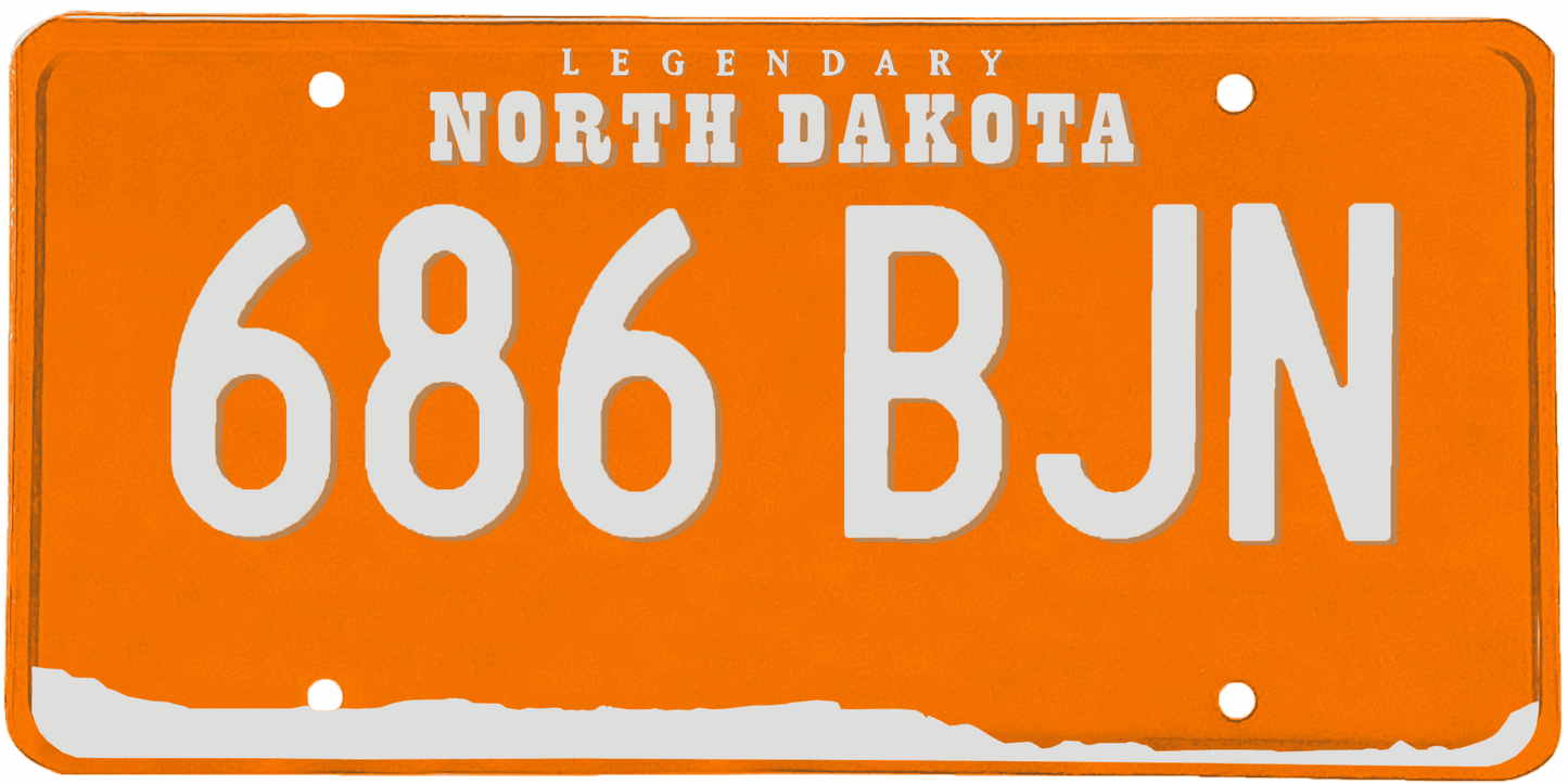 North Dakota License Plate Wrap Kit