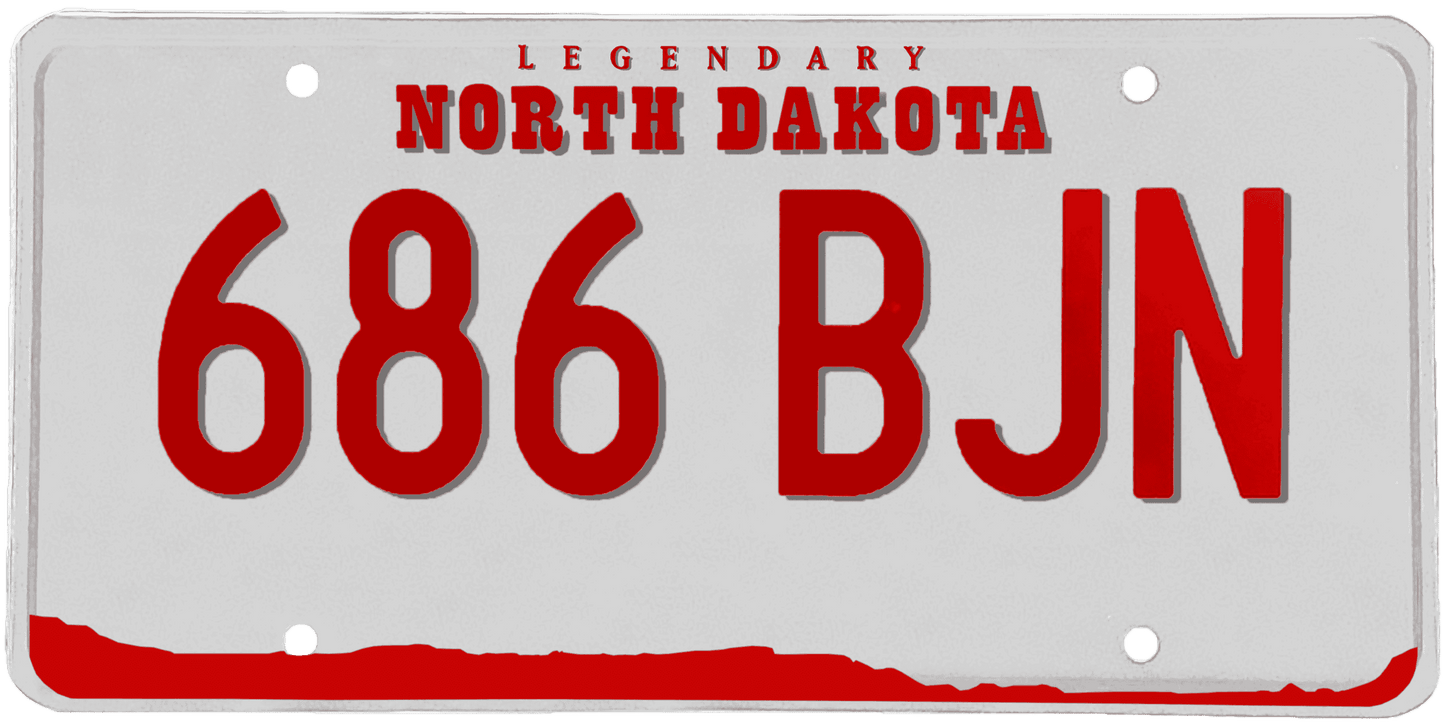 North Dakota License Plate Wrap Kit