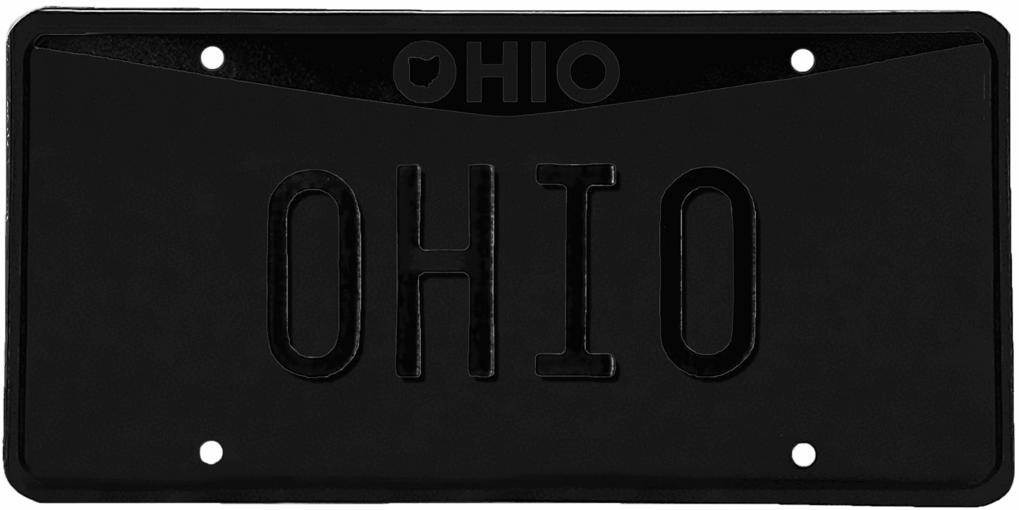 Ohio License Plate Wrap Kit