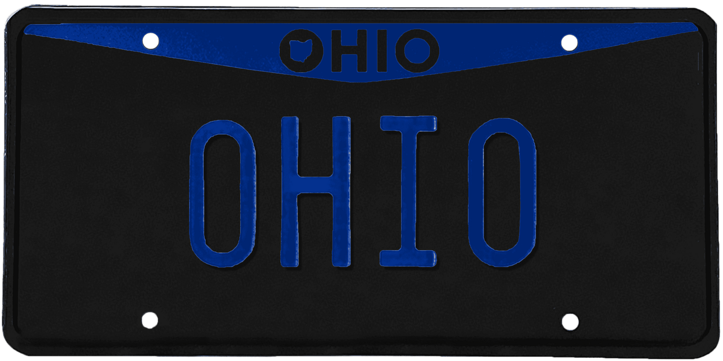 Ohio License Plate Wrap Kit