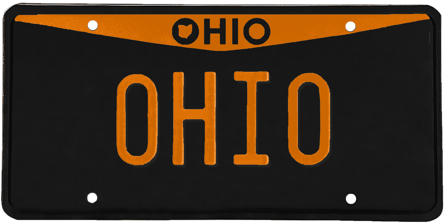 Ohio License Plate Wrap Kit