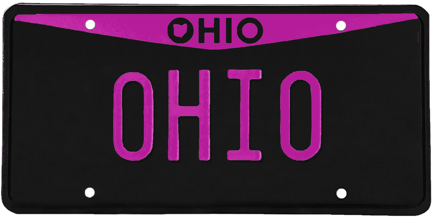 Ohio License Plate Wrap Kit