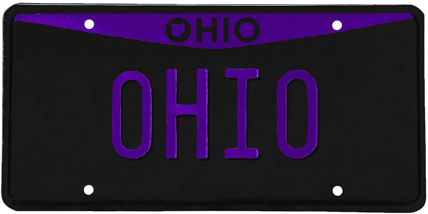 Ohio License Plate Wrap Kit