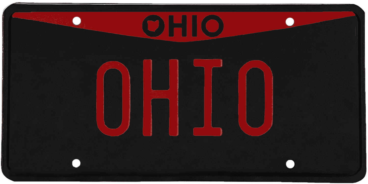 Ohio License Plate Wrap Kit