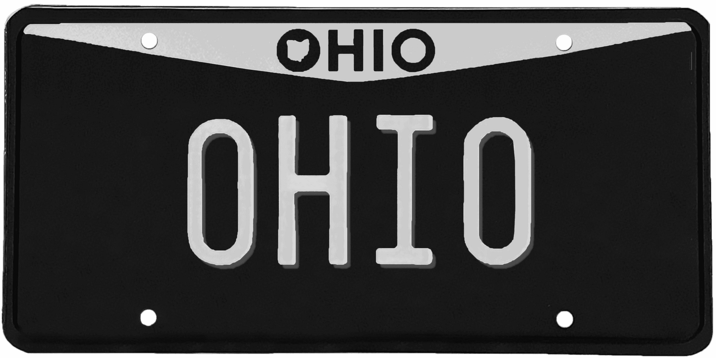 Ohio License Plate Wrap Kit