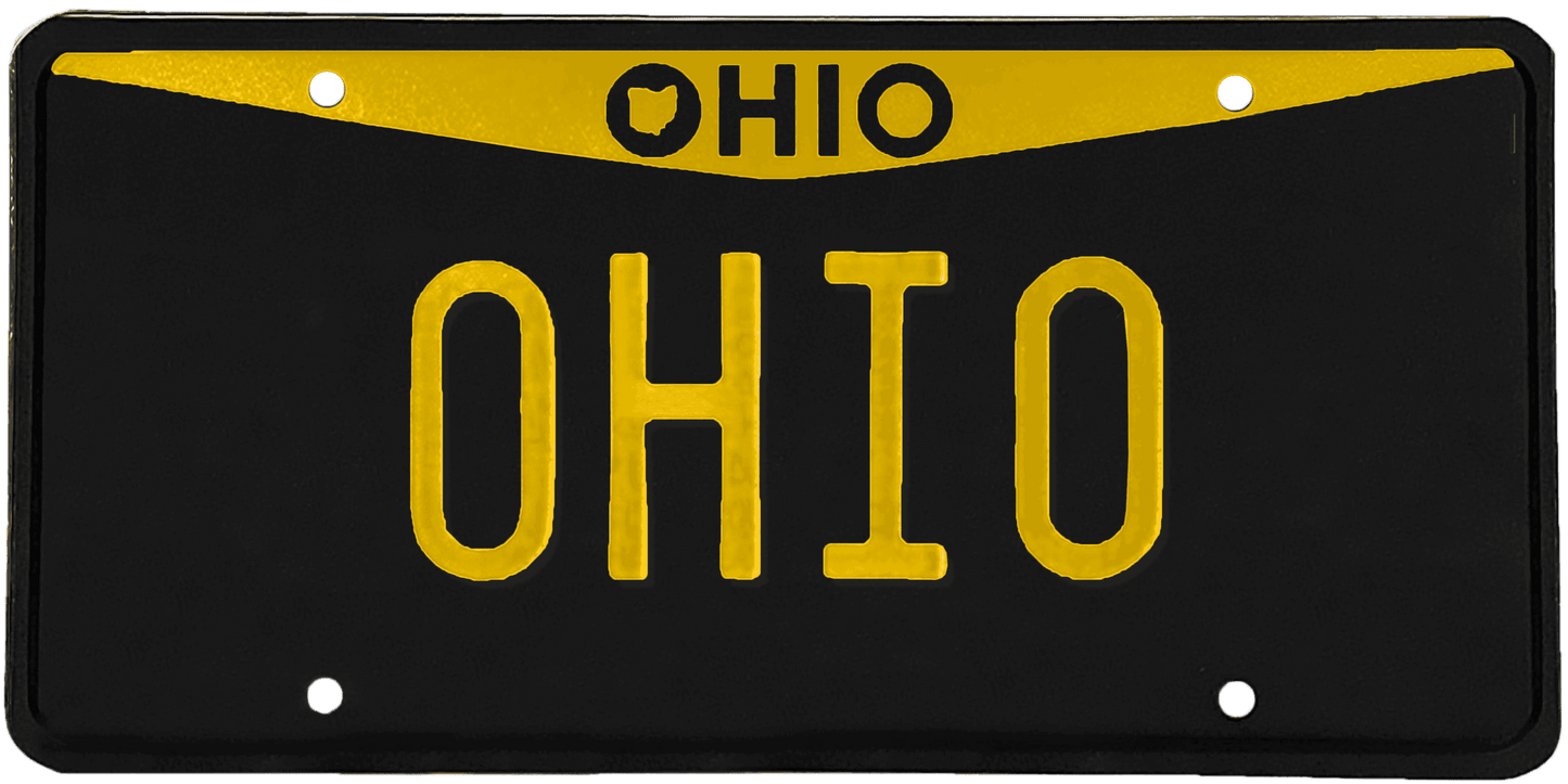 Ohio License Plate Wrap Kit