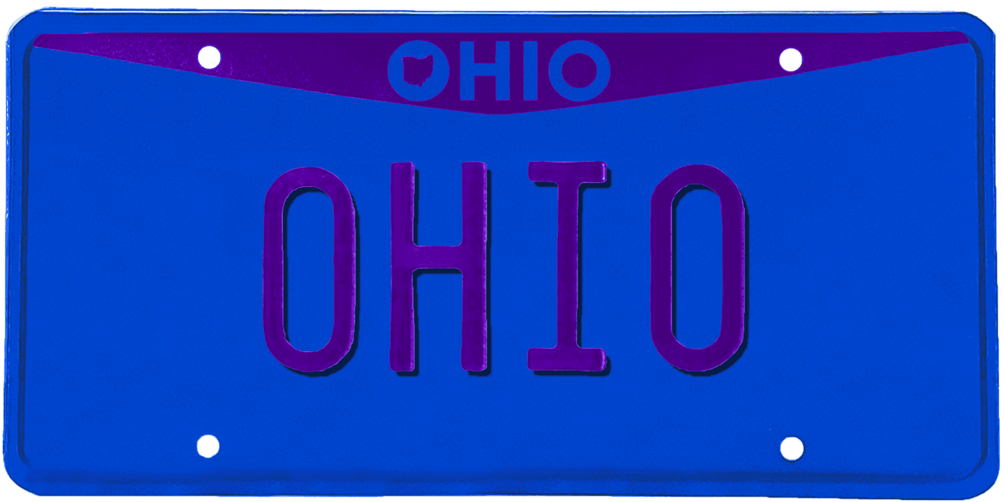 Ohio License Plate Wrap Kit