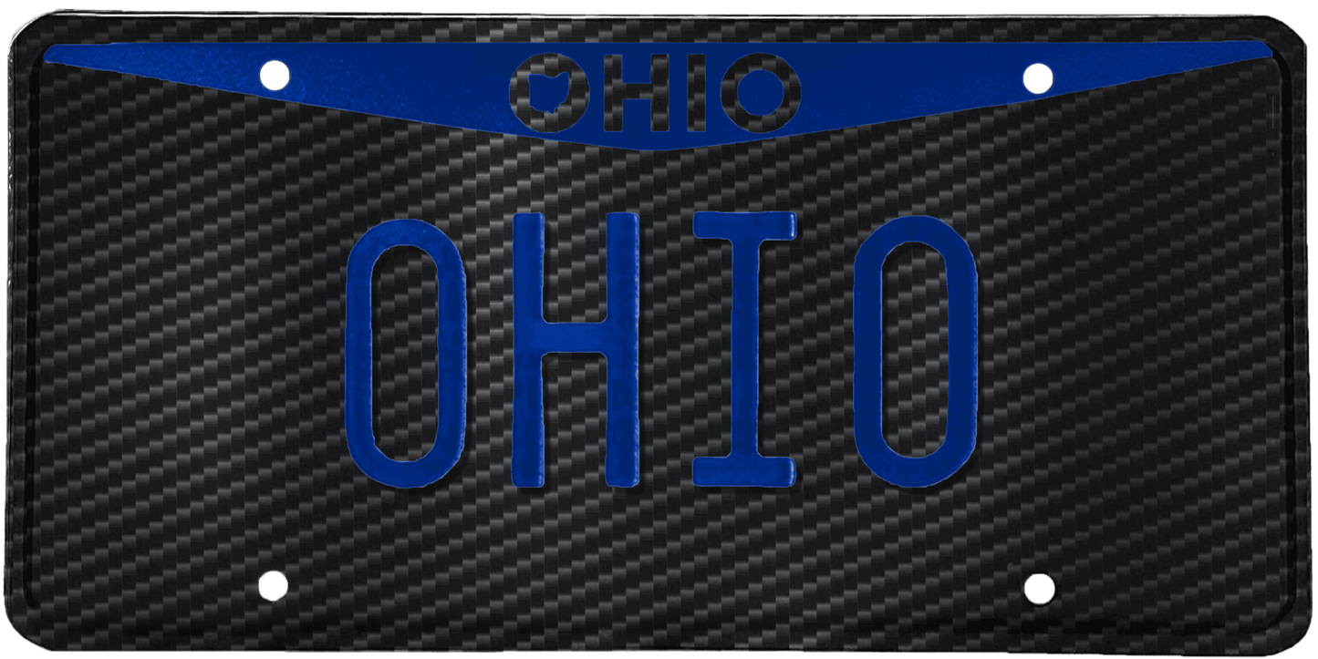 Ohio License Plate Wrap Kit