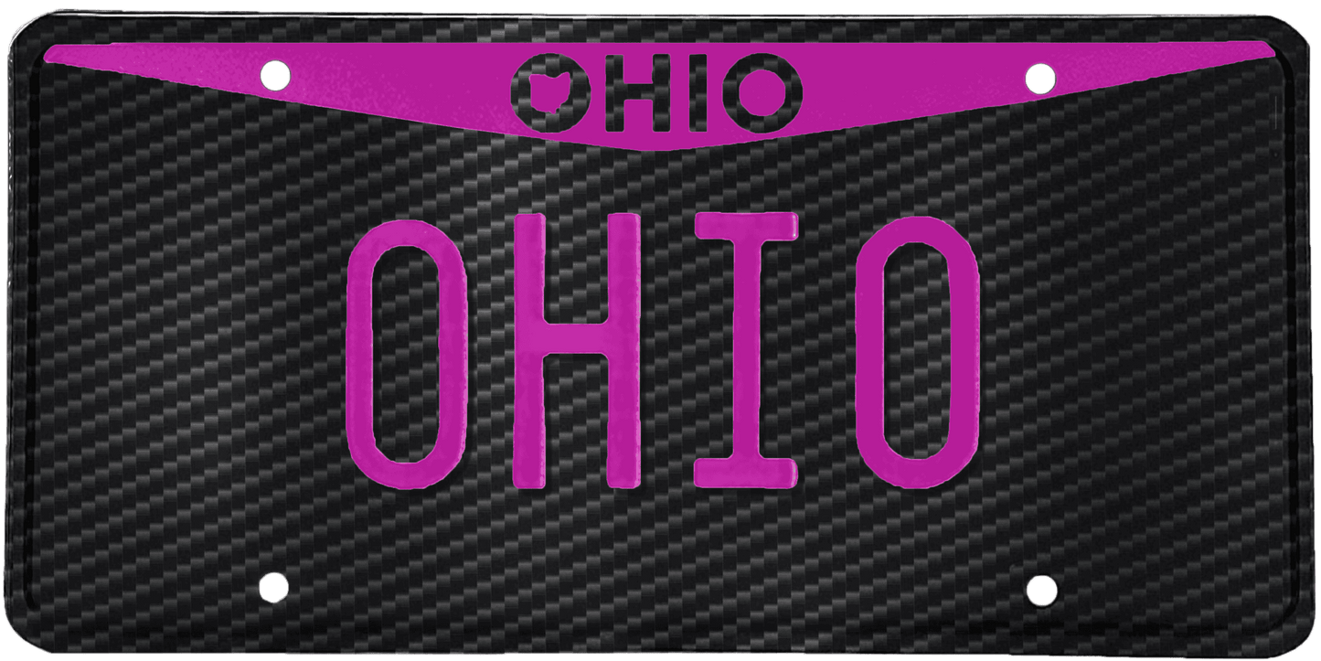 Ohio License Plate Wrap Kit