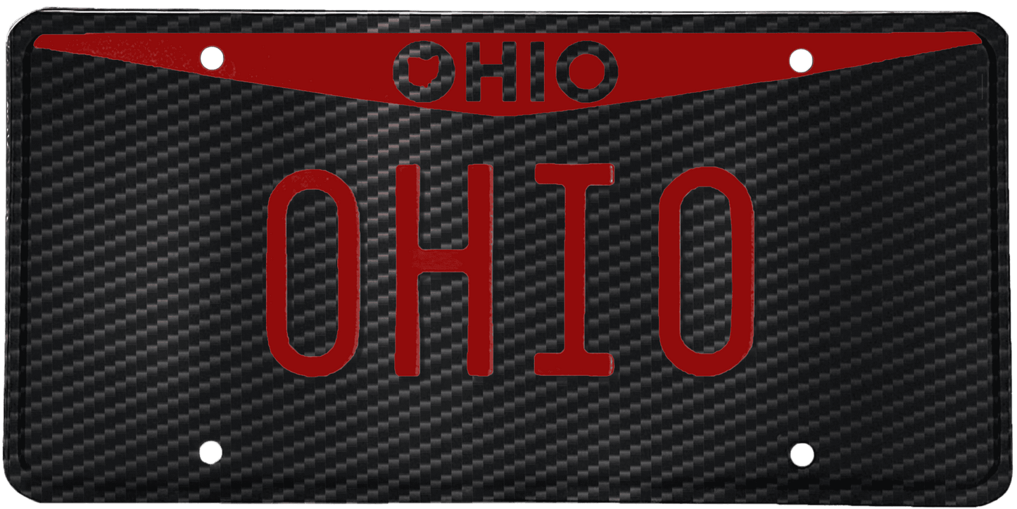 Ohio License Plate Wrap Kit