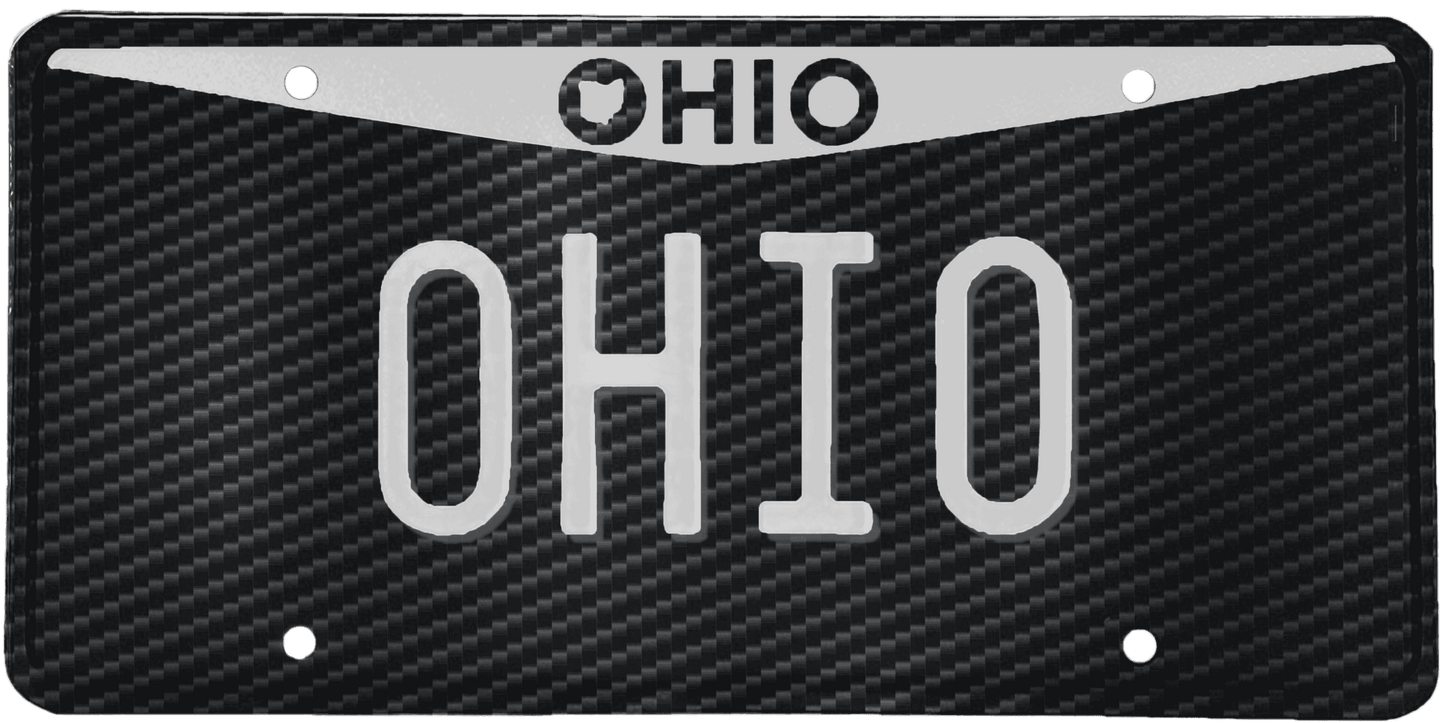 Ohio License Plate Wrap Kit