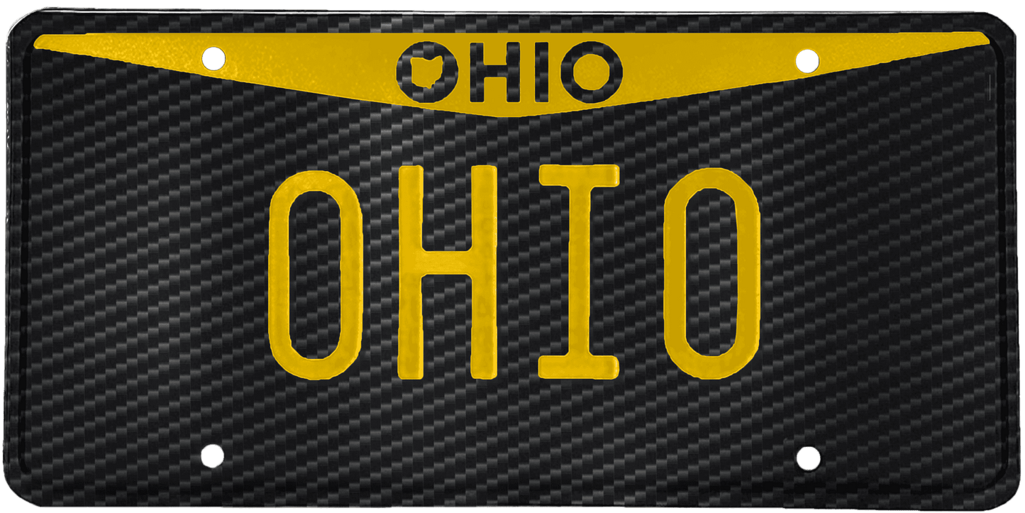 Ohio License Plate Wrap Kit