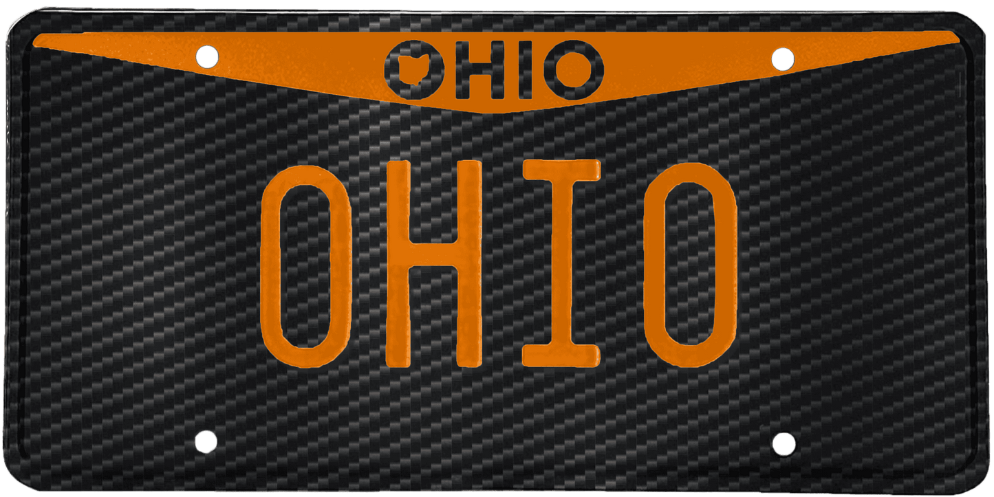 Ohio License Plate Wrap Kit