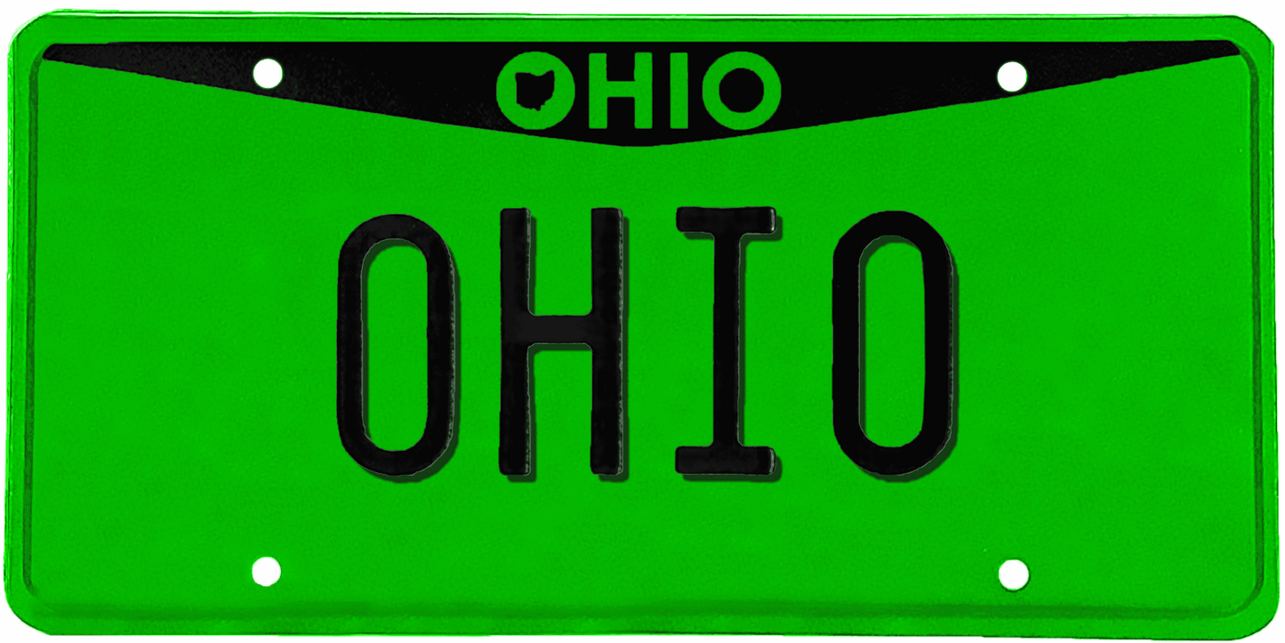 Ohio License Plate Wrap Kit