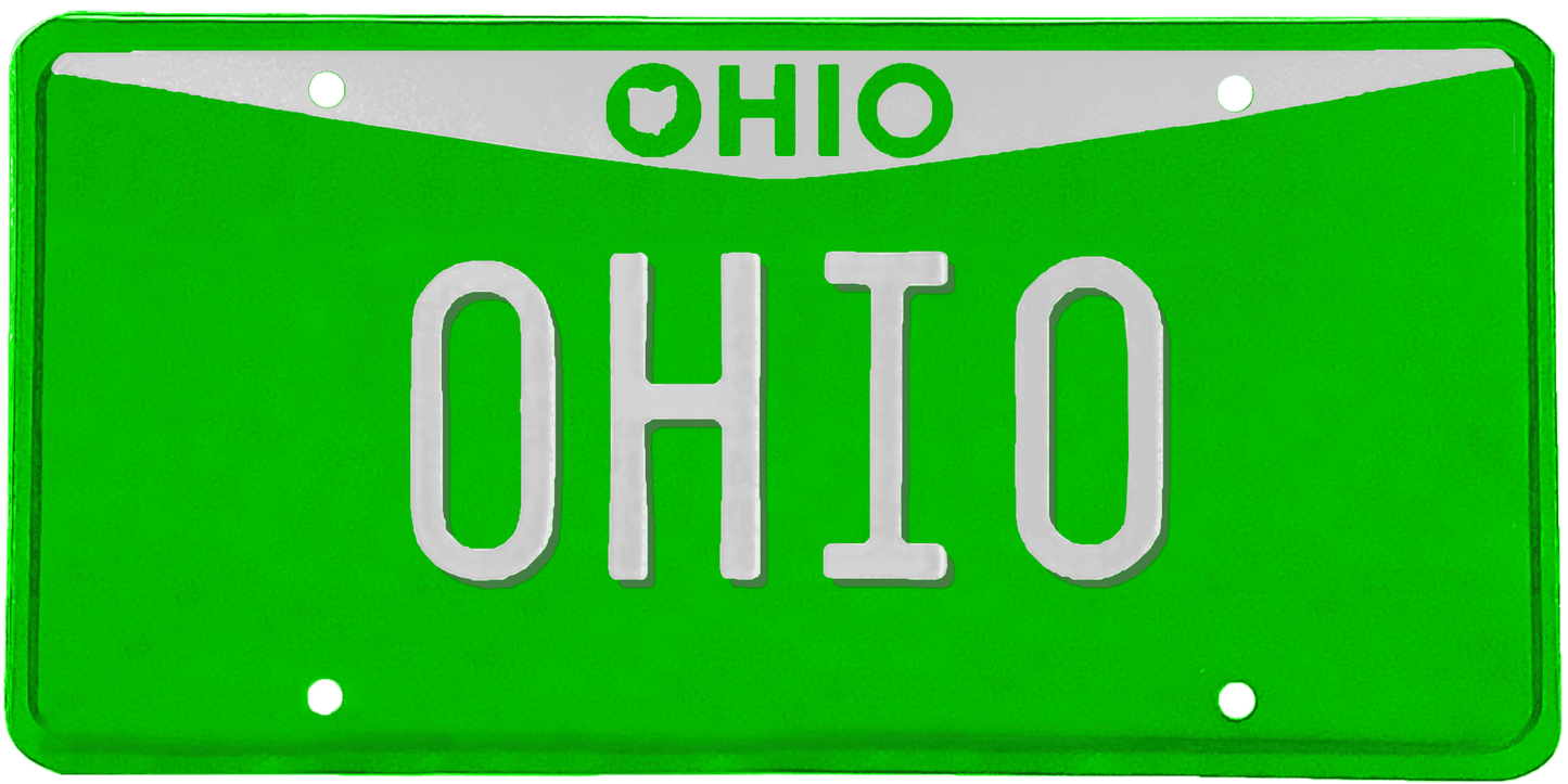 Ohio License Plate Wrap Kit