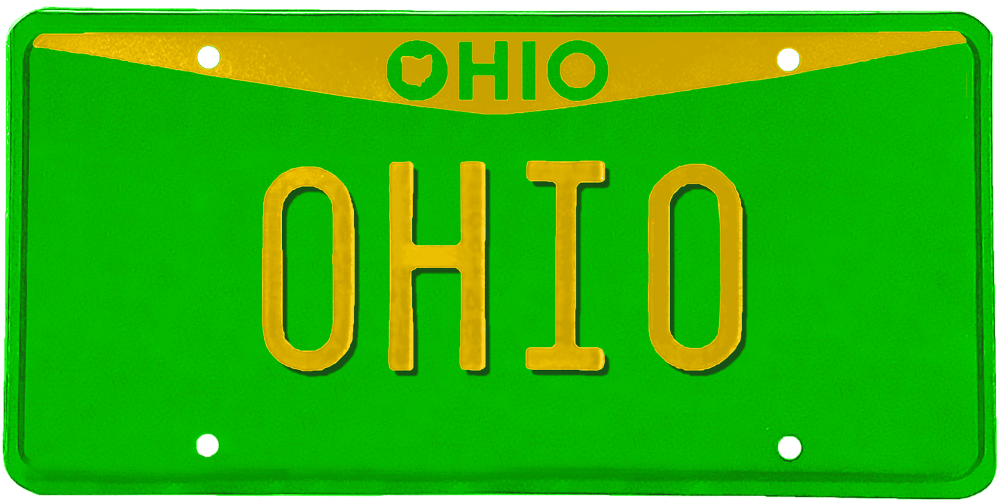 Ohio License Plate Wrap Kit