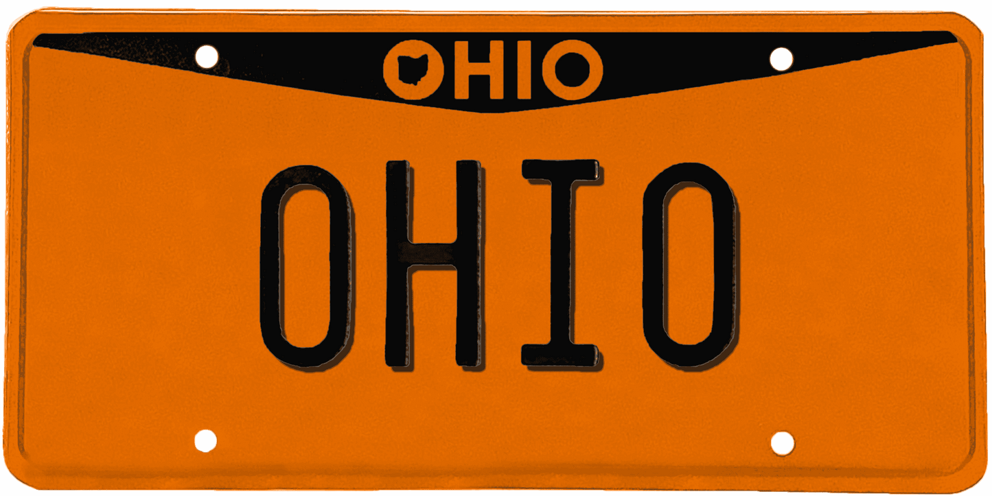 Ohio License Plate Wrap Kit