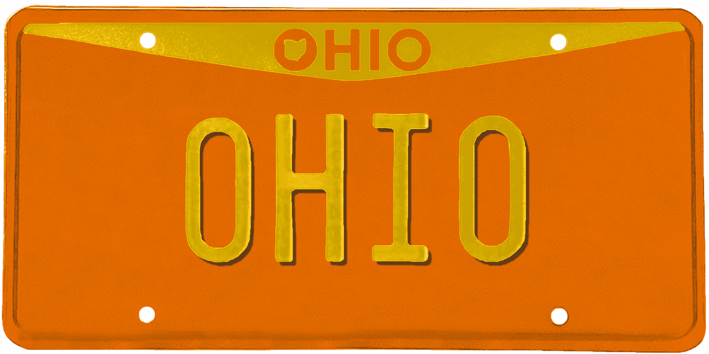 Ohio License Plate Wrap Kit