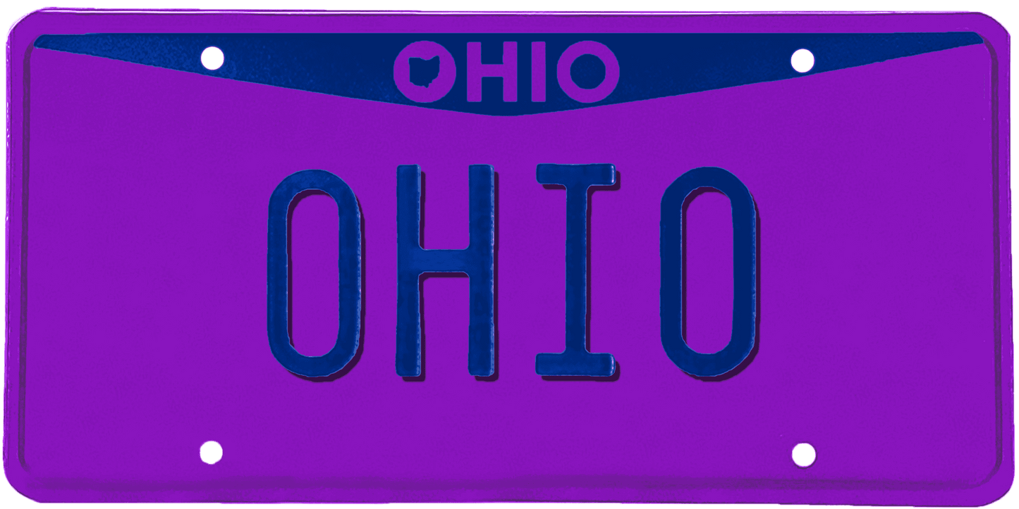 Ohio License Plate Wrap Kit