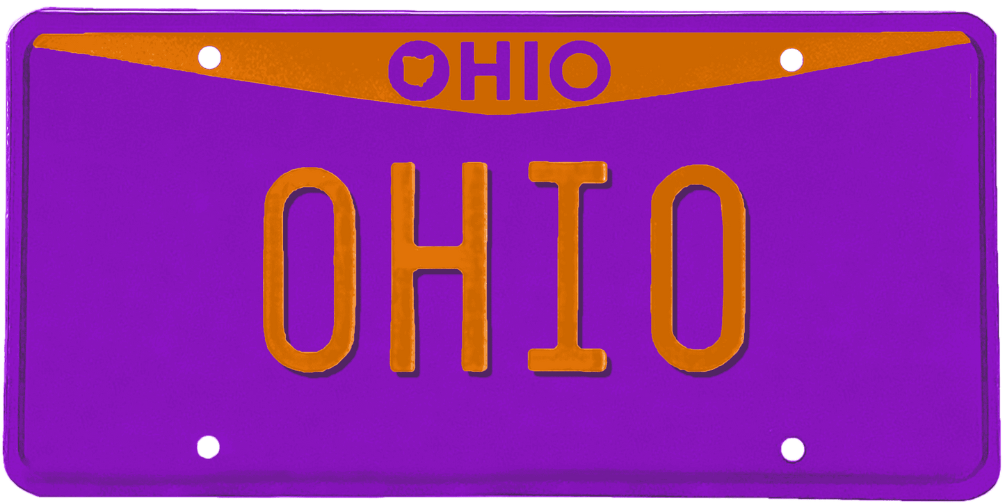 Ohio License Plate Wrap Kit