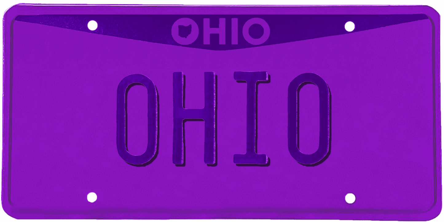 Ohio License Plate Wrap Kit