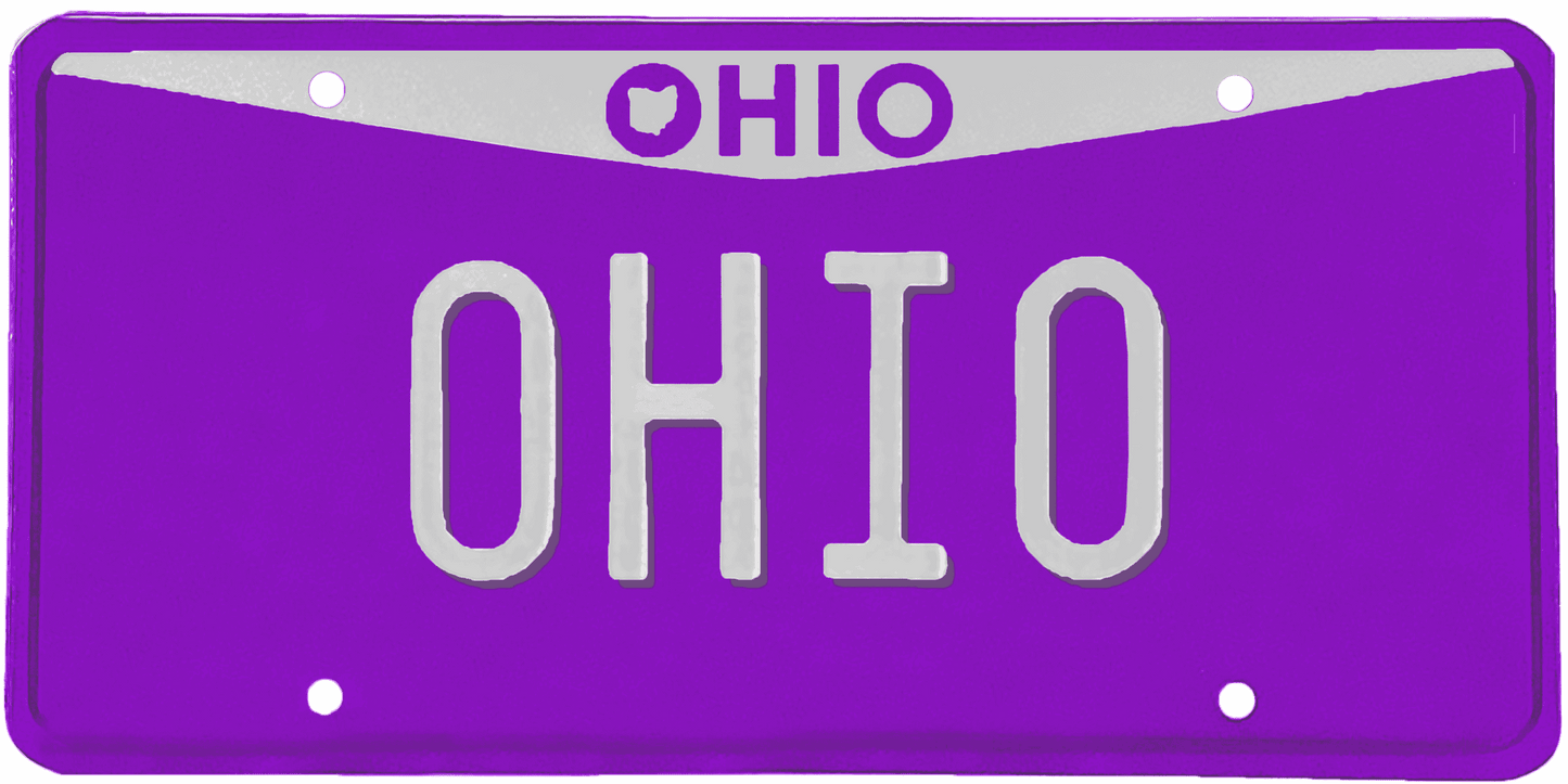 Ohio License Plate Wrap Kit