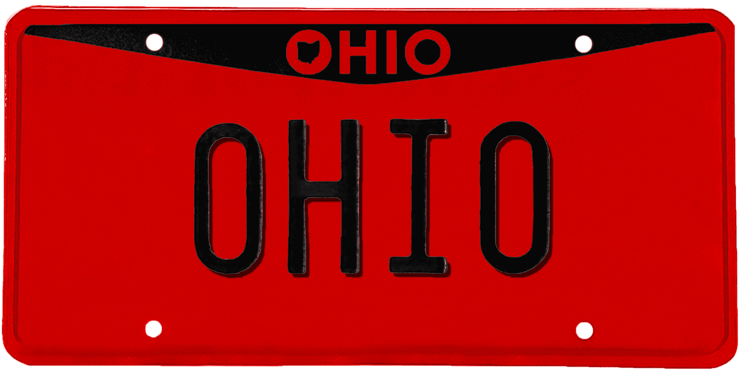 Ohio License Plate Wrap Kit