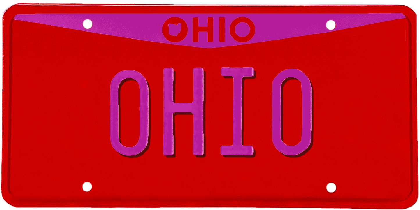 Ohio License Plate Wrap Kit