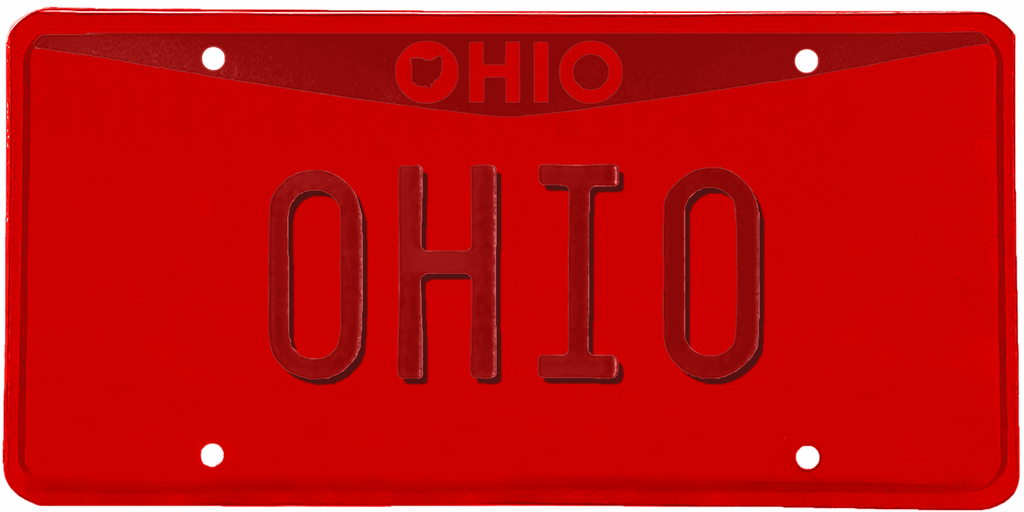 Ohio License Plate Wrap Kit