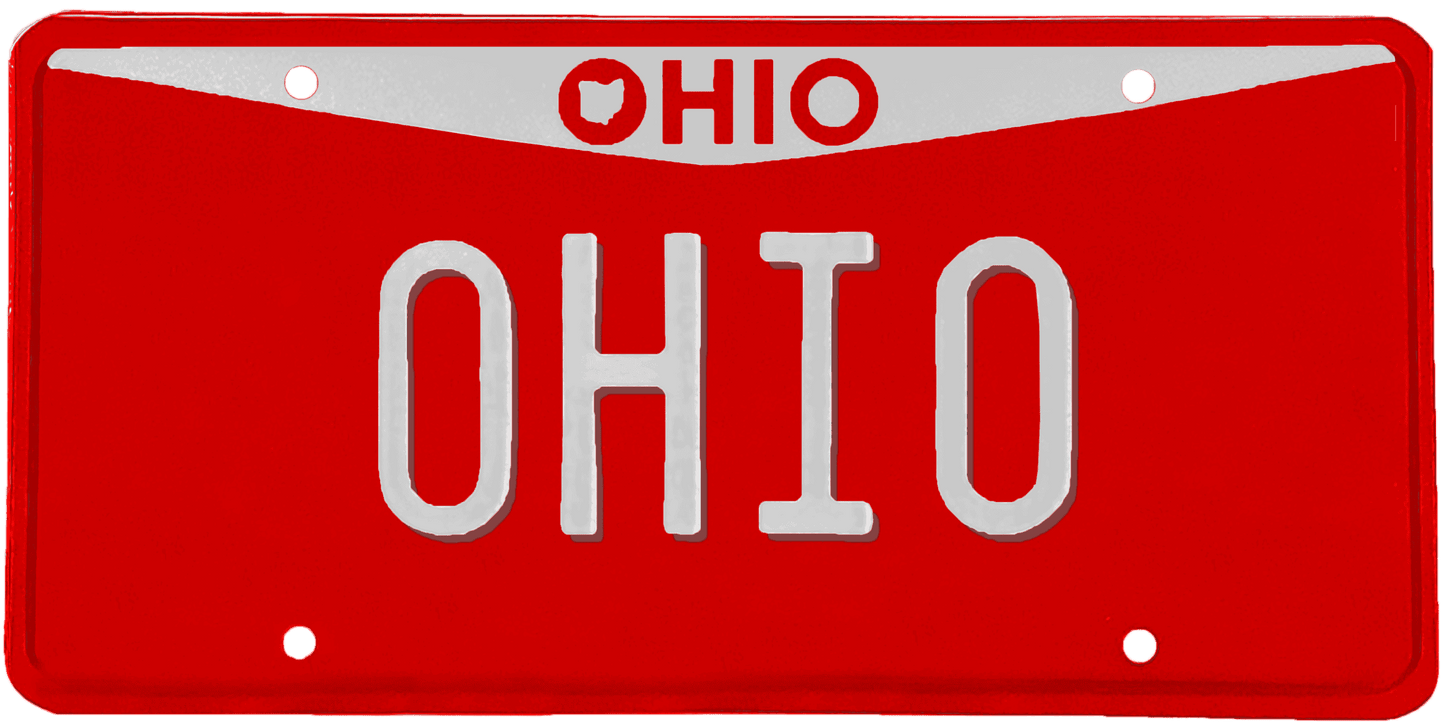 Ohio License Plate Wrap Kit