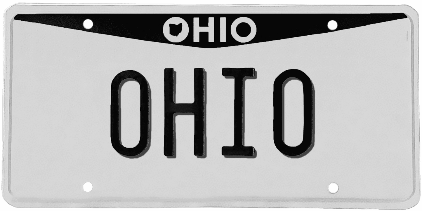 Ohio License Plate Wrap Kit