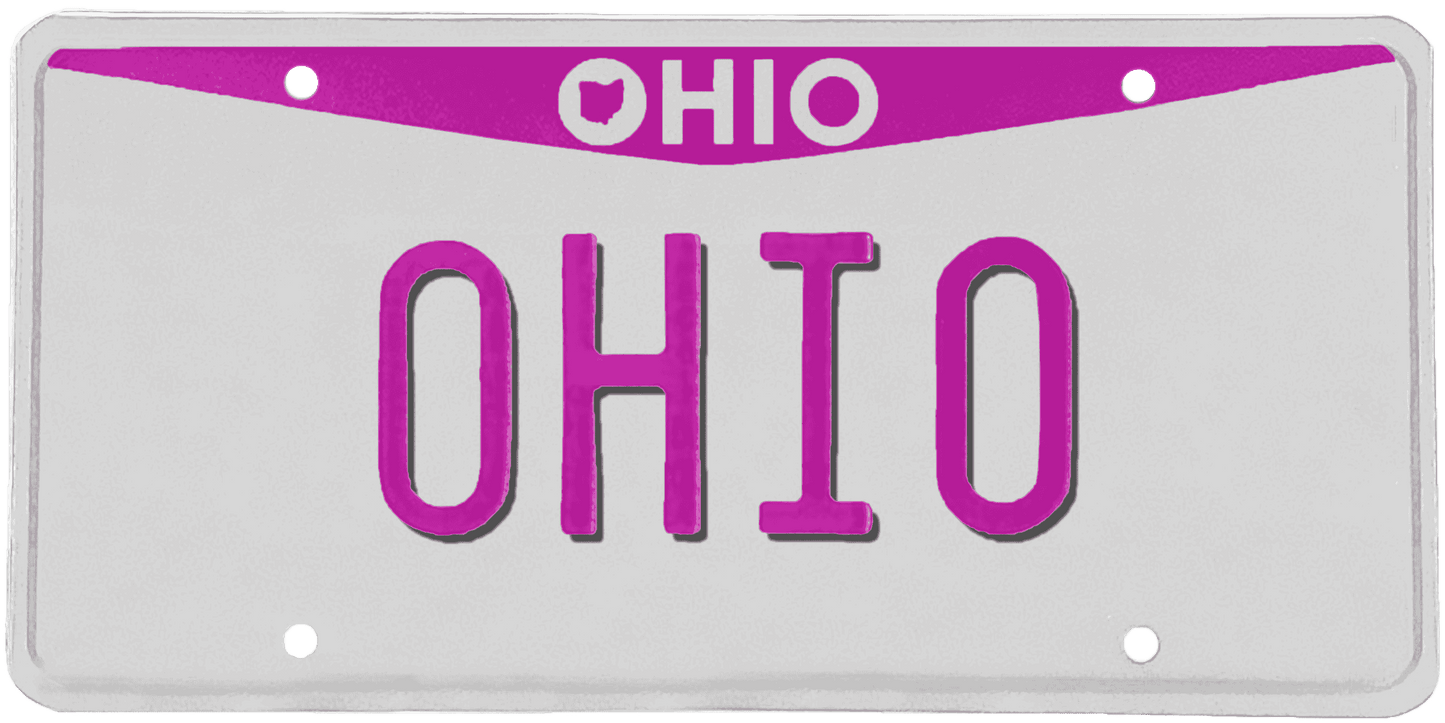 Ohio License Plate Wrap Kit