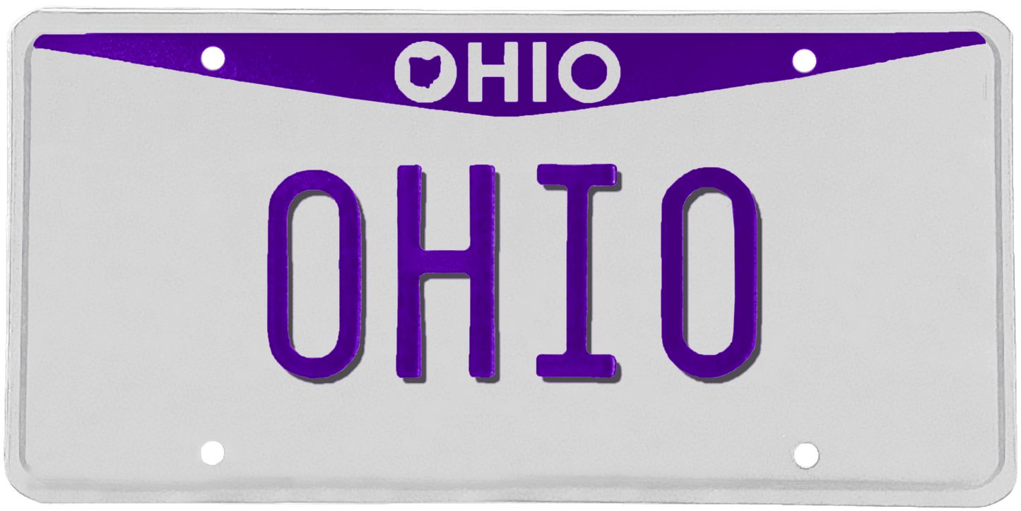 Ohio License Plate Wrap Kit