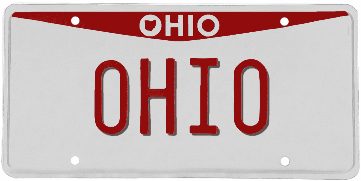 Ohio License Plate Wrap Kit