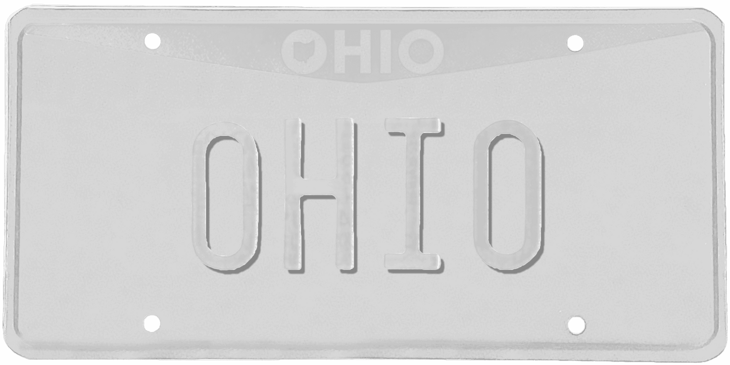 Ohio License Plate Wrap Kit