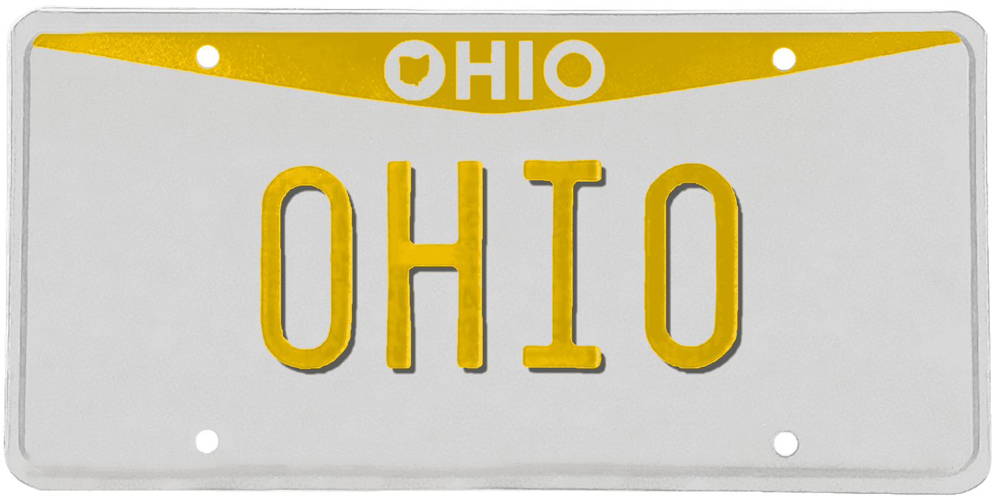 Ohio License Plate Wrap Kit