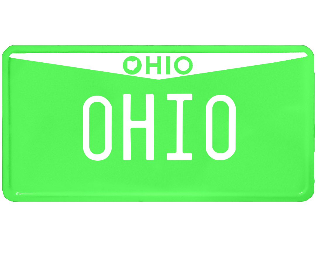 Ohio License Plate Wrap Kit