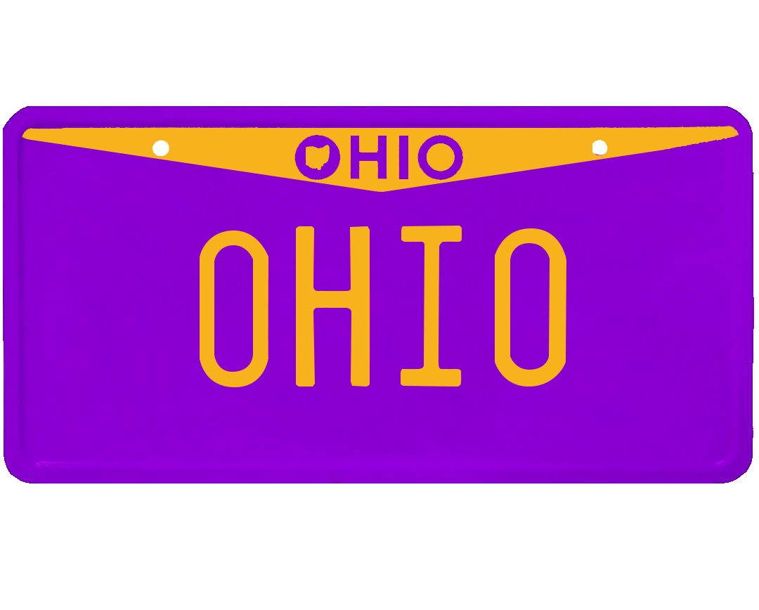Ohio License Plate Wrap Kit