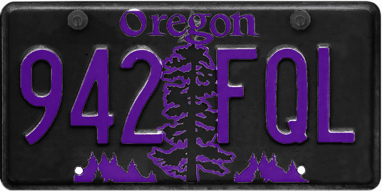 Oregon License Plate Wrap Kit