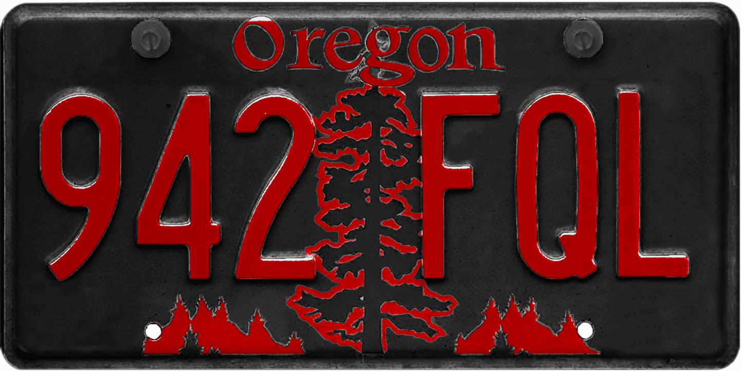 Oregon License Plate Wrap Kit