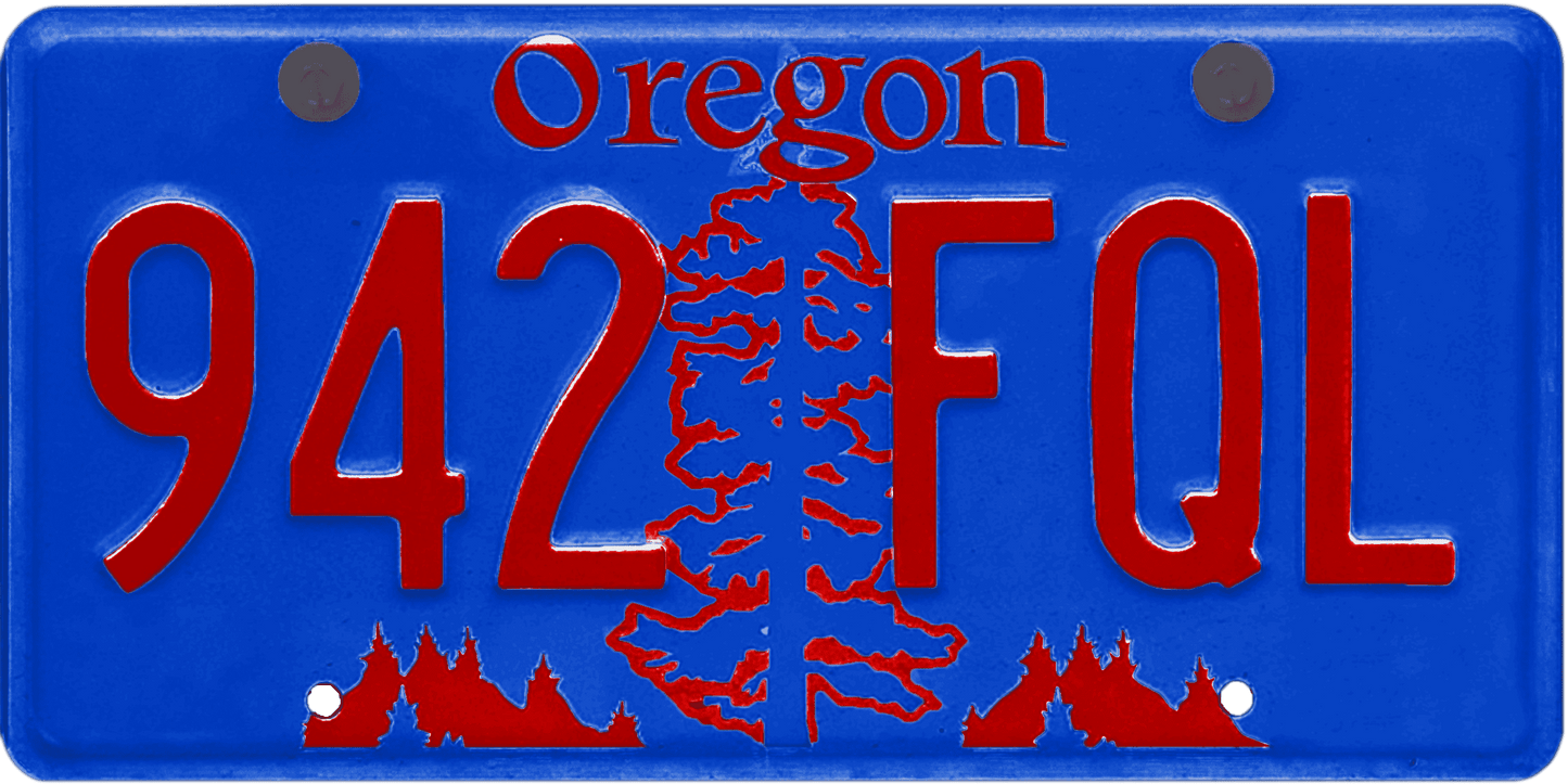 Oregon License Plate Wrap Kit