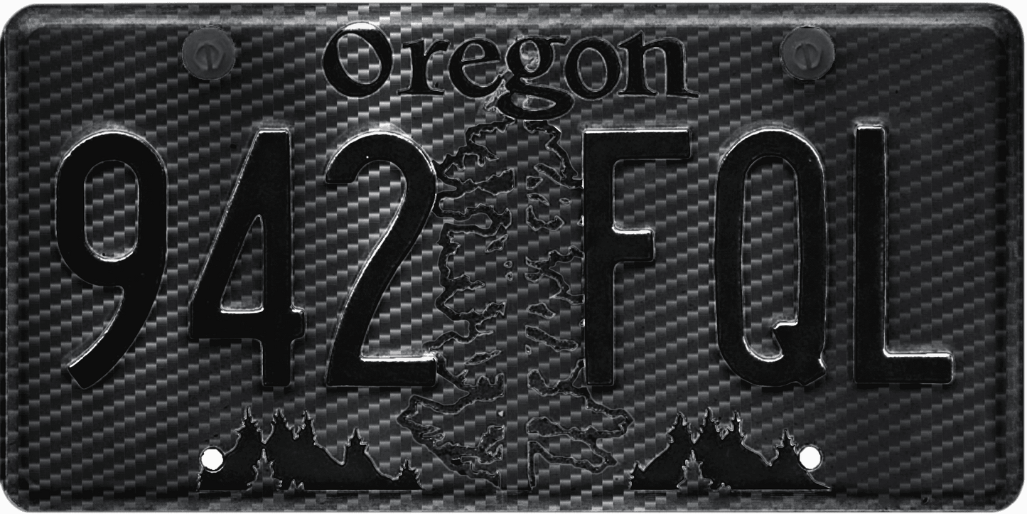 Oregon License Plate Wrap Kit